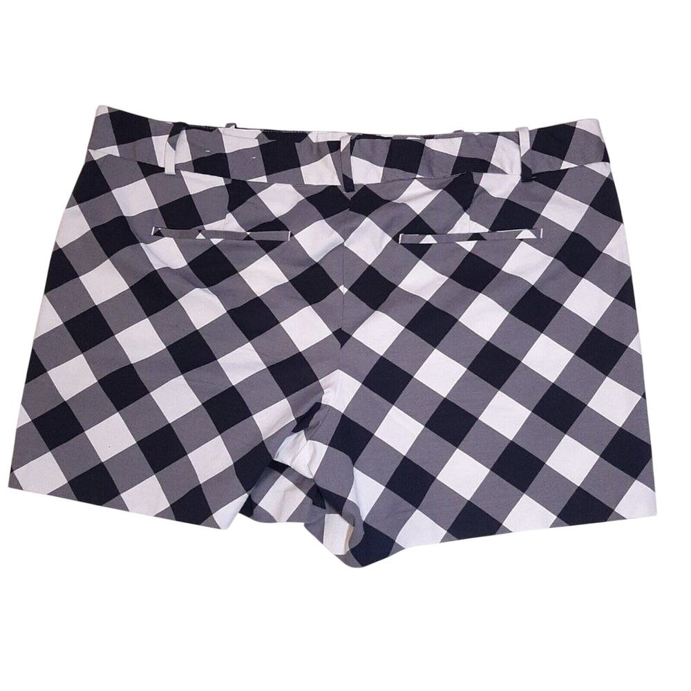 Ann Taylor Factory Gingham Plaid Shorts Size 16
